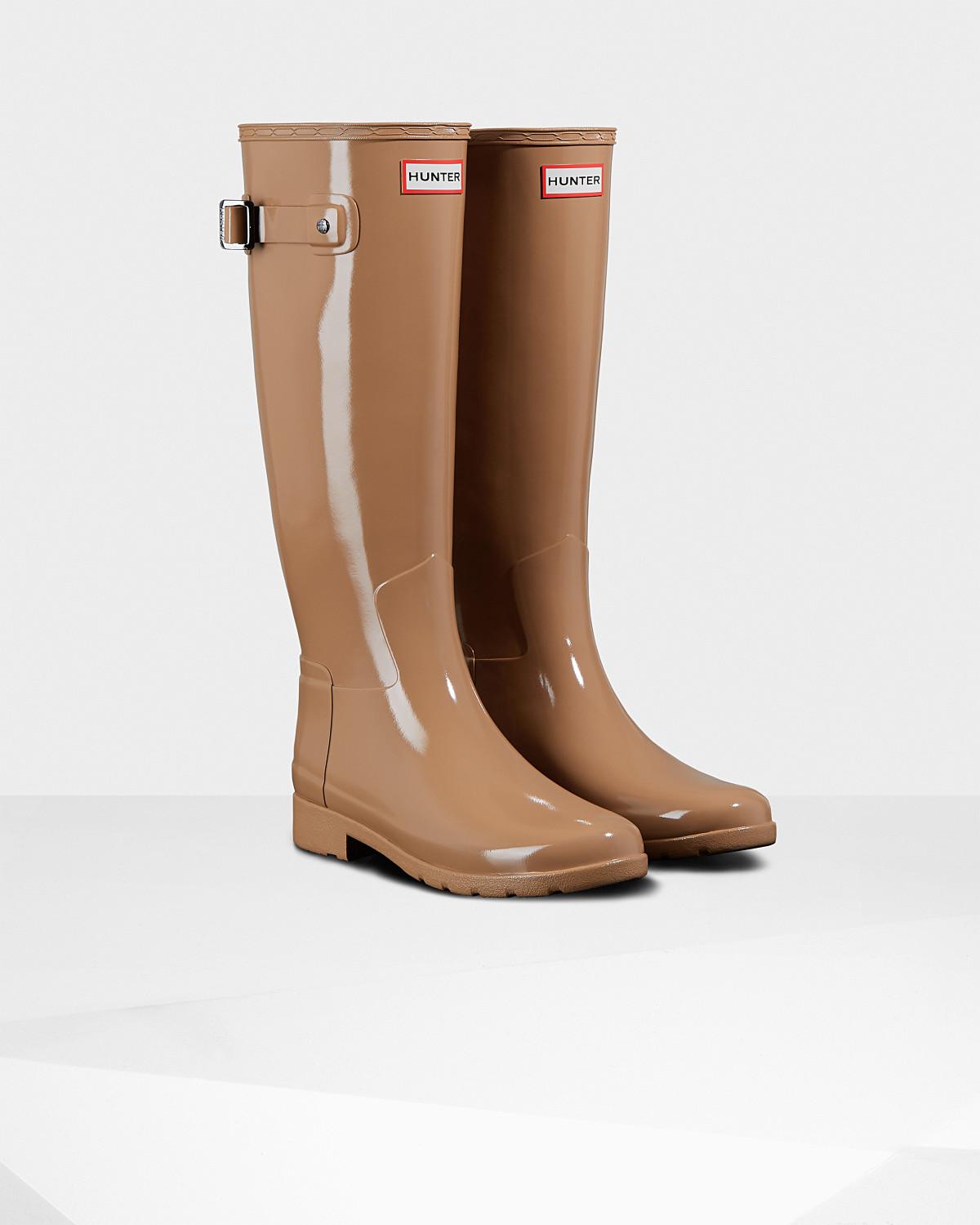 hunter brown boots