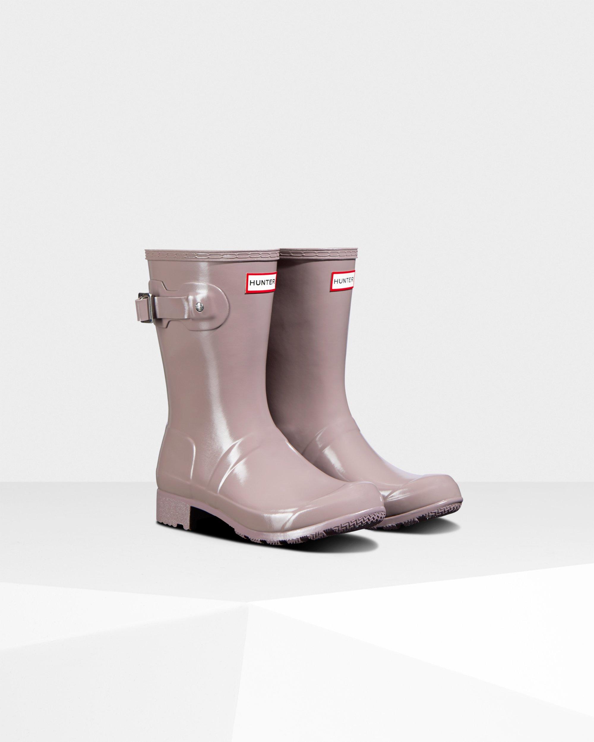 Hunter original tour short packable hot sale rain boots