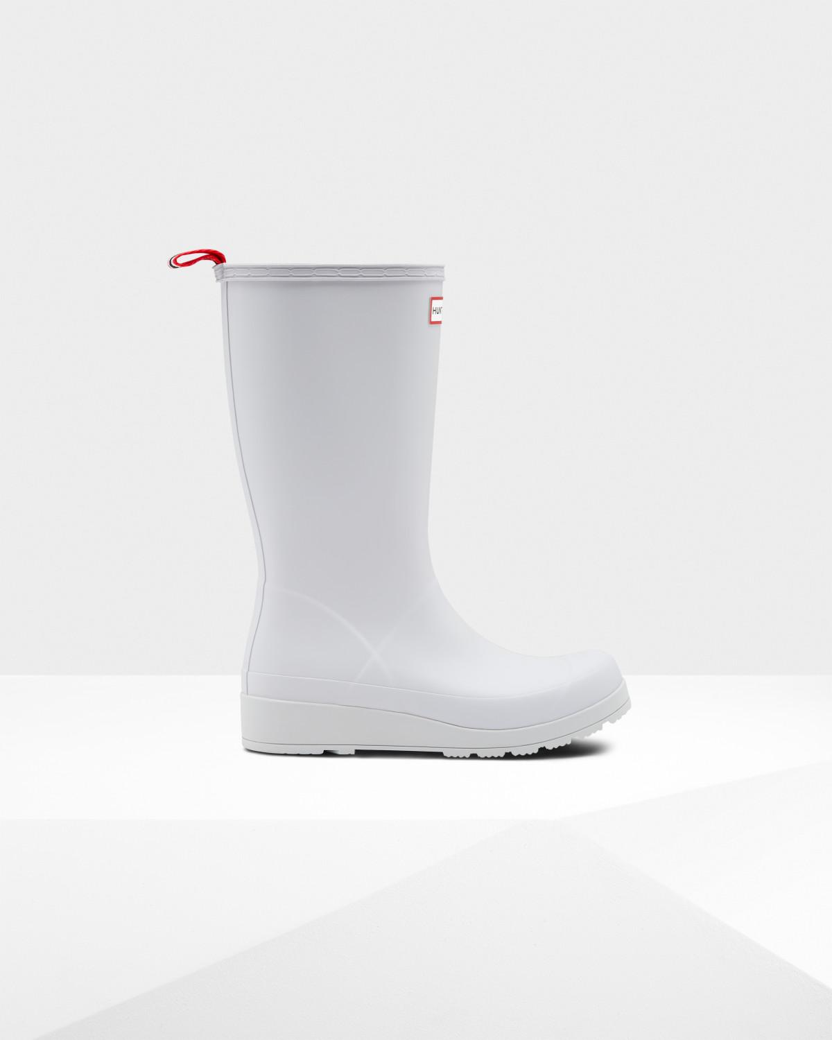 white hunter rain boots