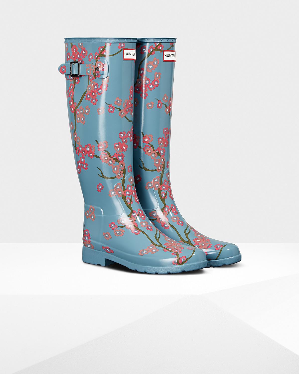 hunter blossom boots