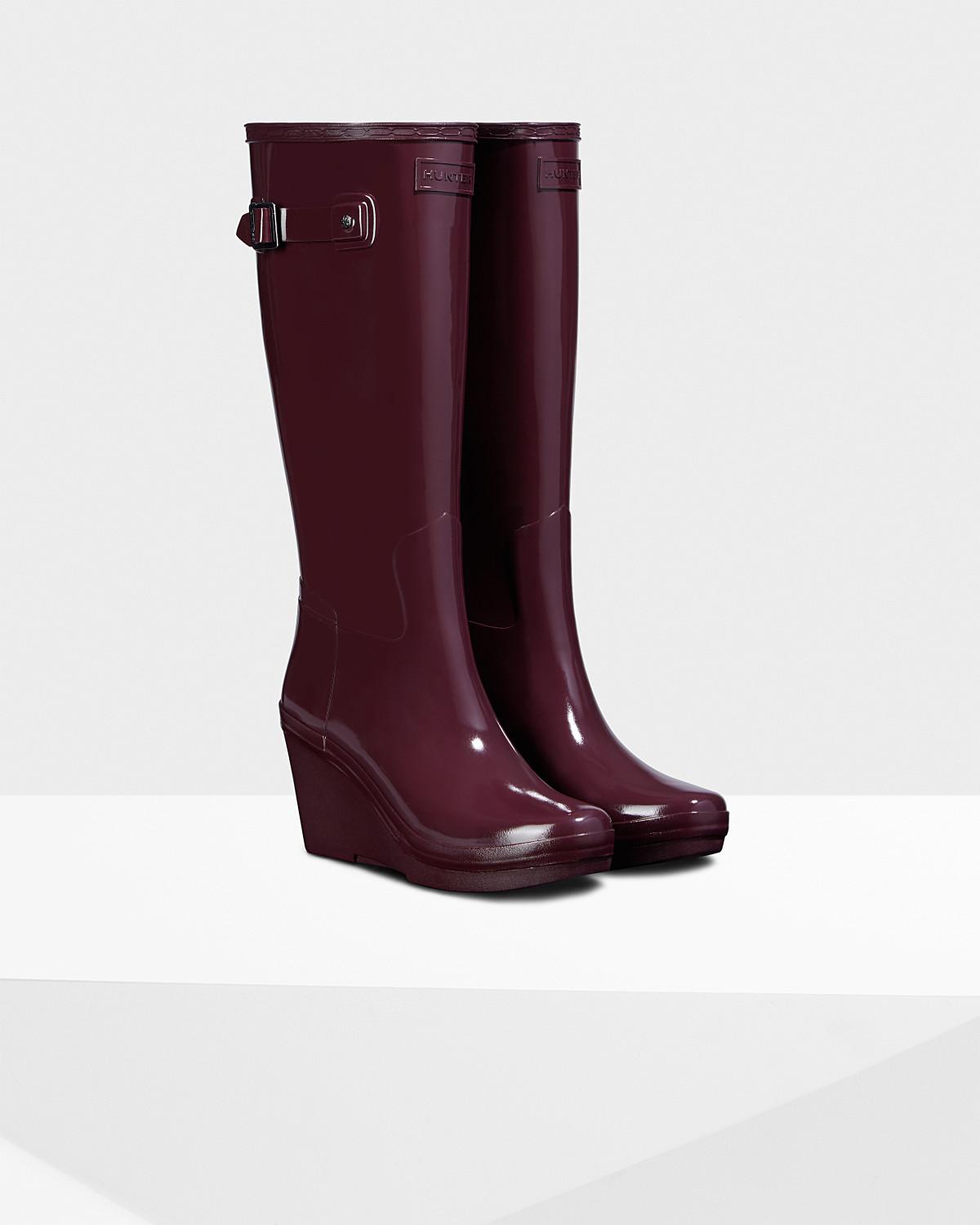 hunter wellies slim fit sale