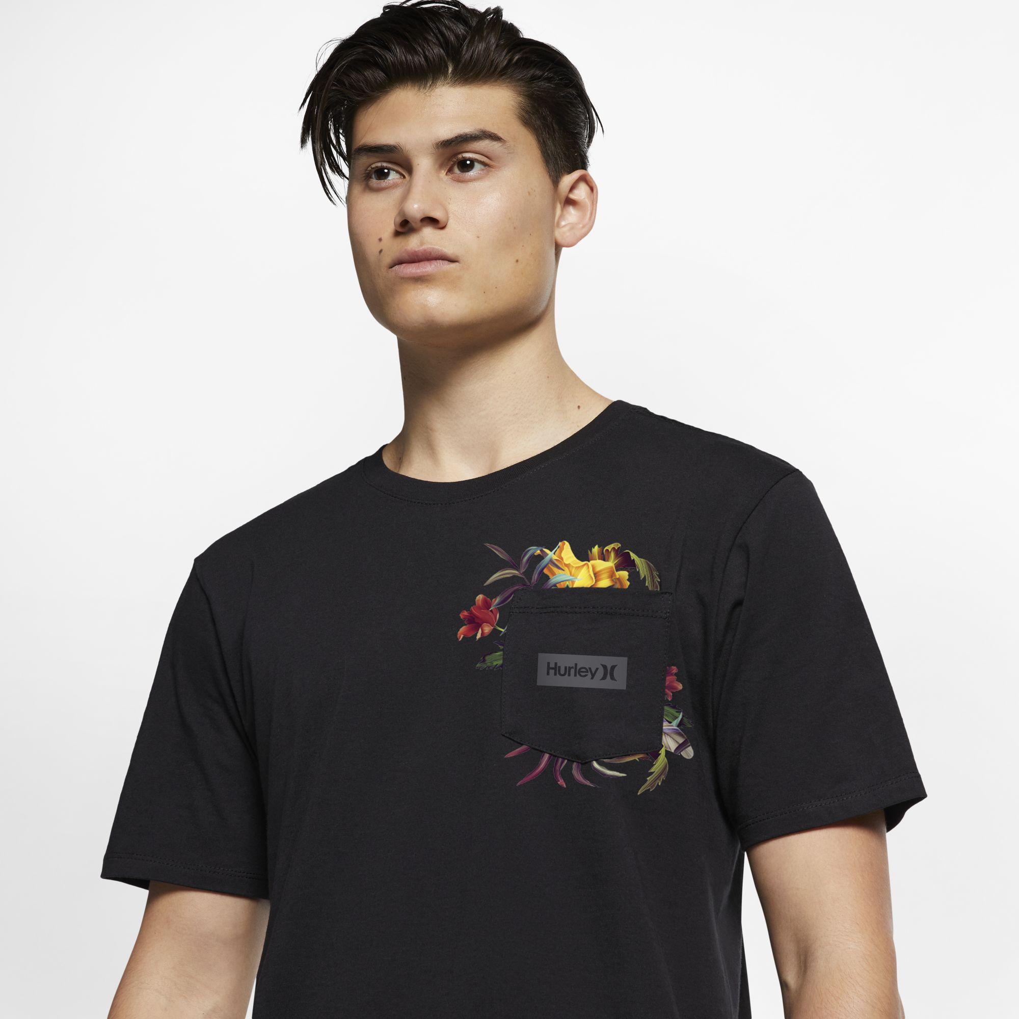 Hurley Mens Premium Fatcap Short Sleeve Tee