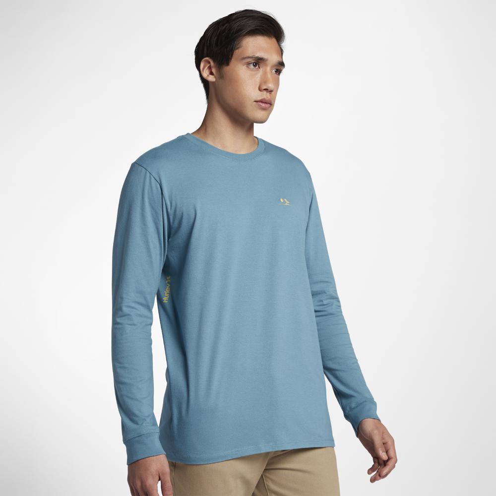 Download Hurley Cotton Cobrah Long Sleeve T-shirt in Blue for Men ...