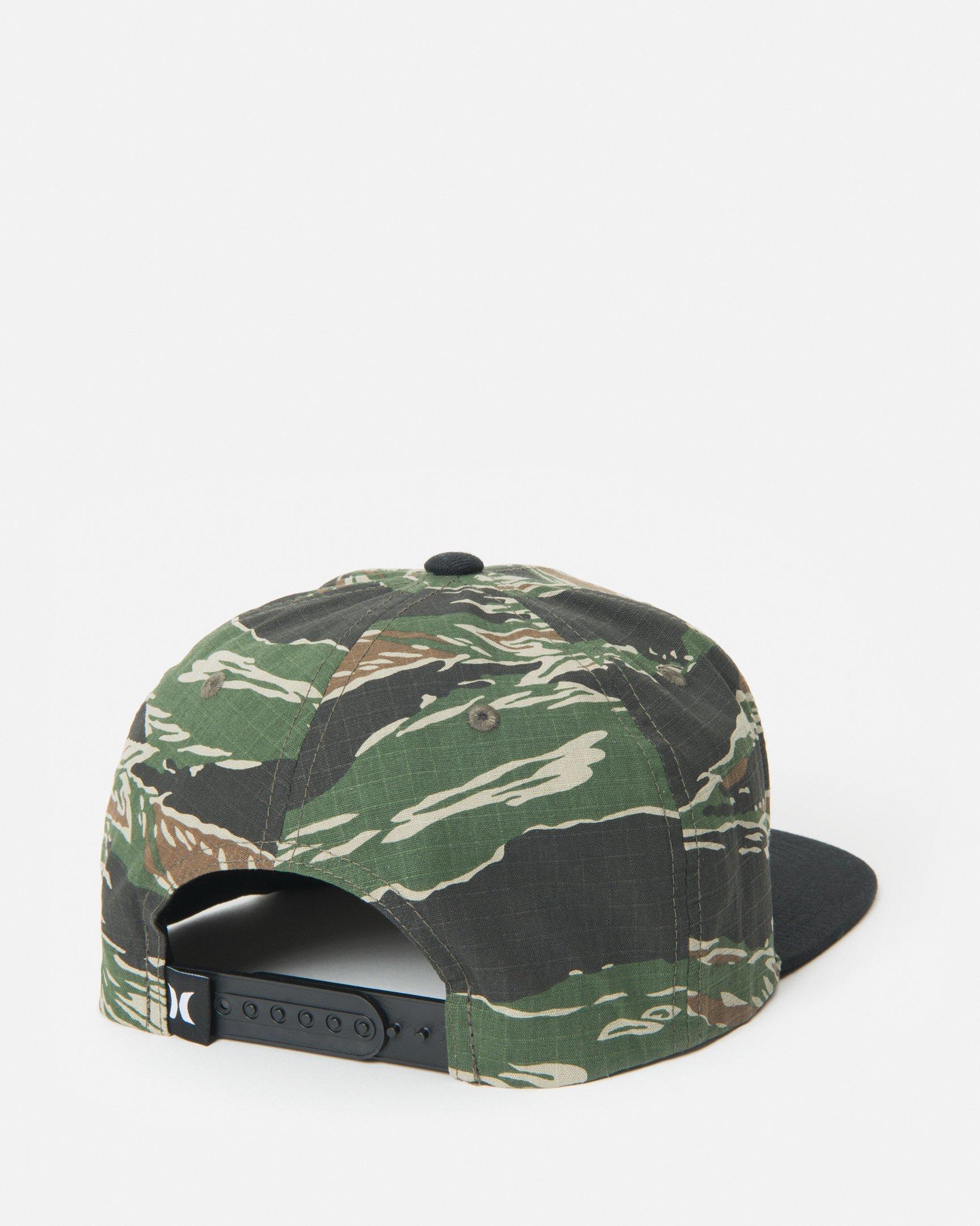 Hurley Aloha Snapback Hat in Tiger Camo 