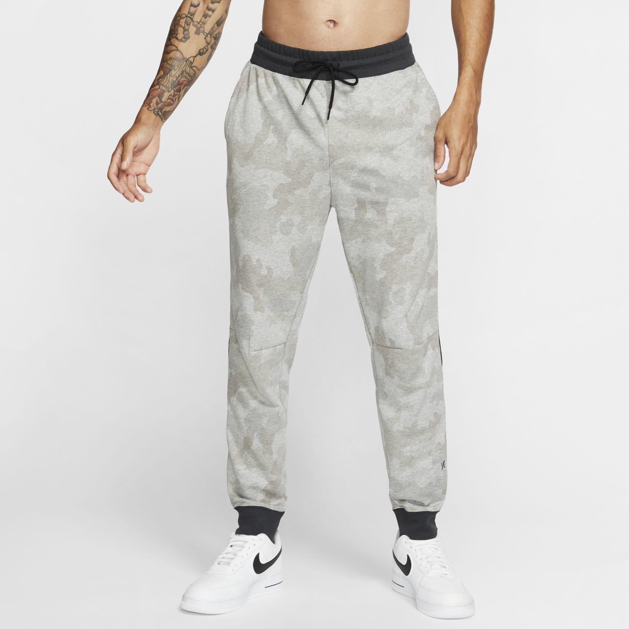 Hurley Dri-fit Naturals Fleece Joggers in Camo Green (Gray) for Men - Lyst