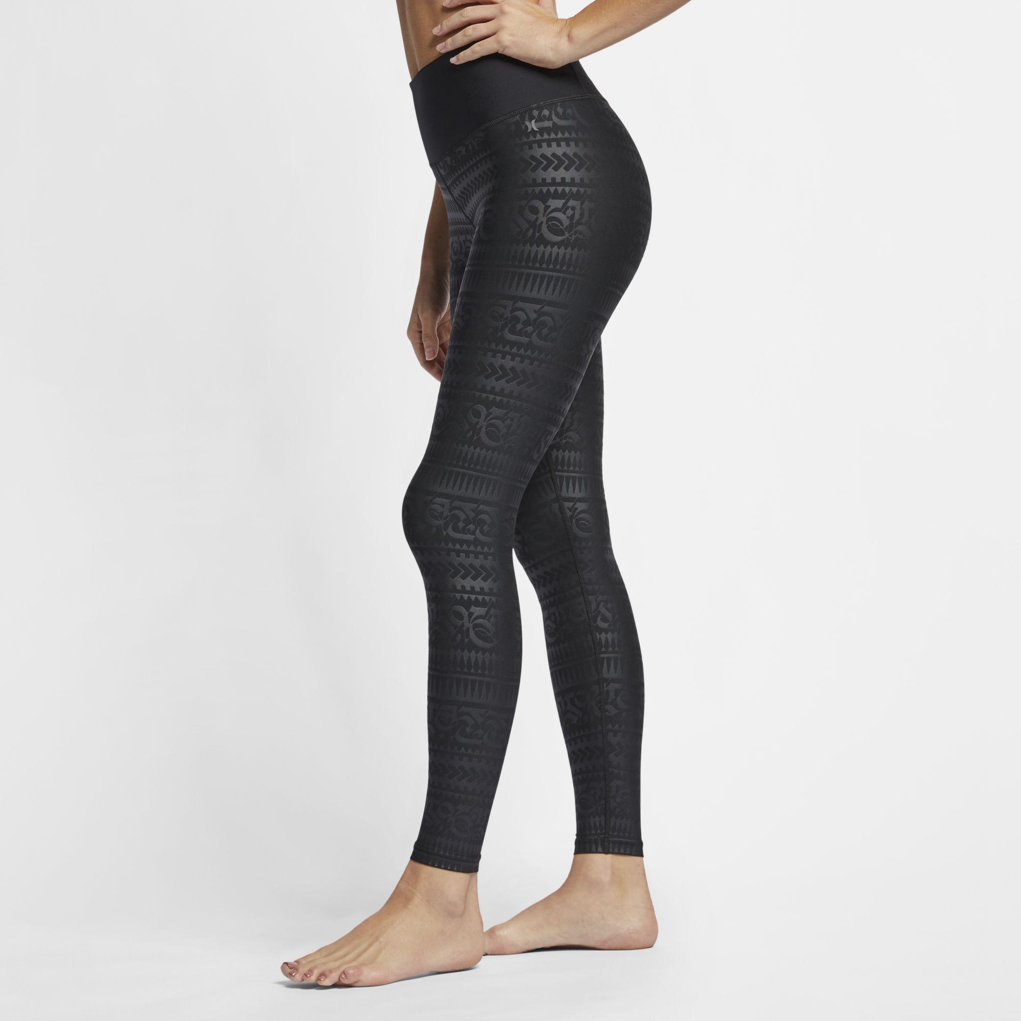 Nike Hurley Quick Dry Cryptik Surf Leggings in Black | Lyst