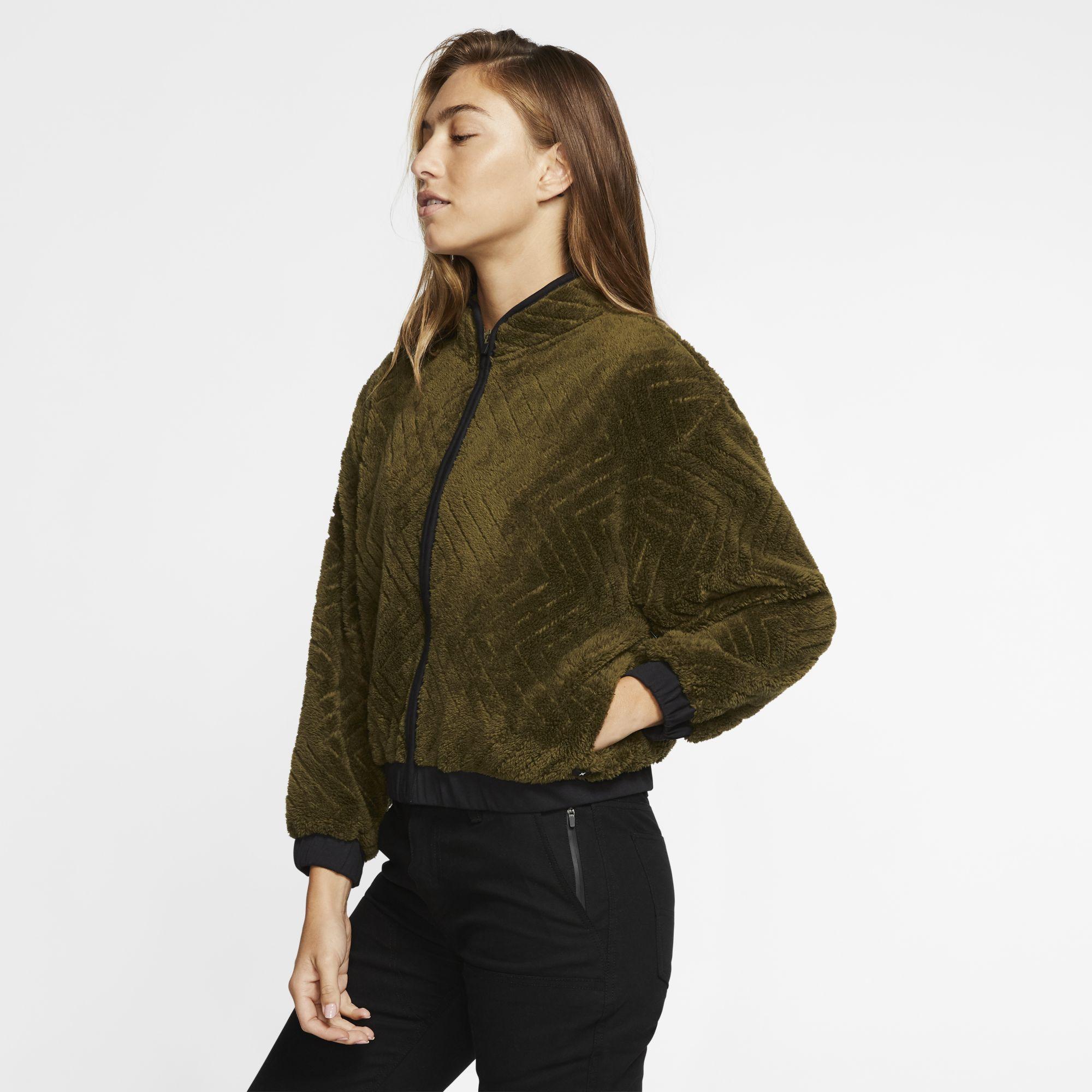 hurley sherpa jacket