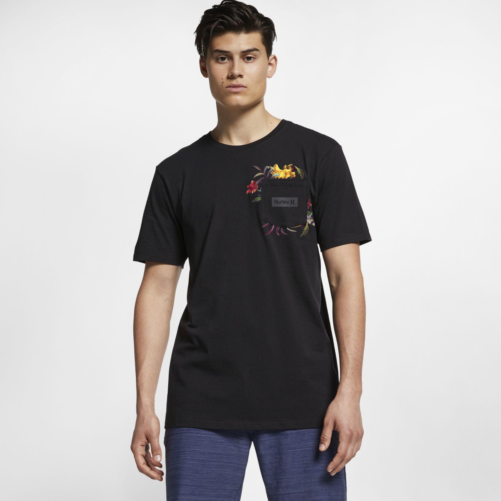 Hurley Mens Premium Fatcap Short Sleeve Tee