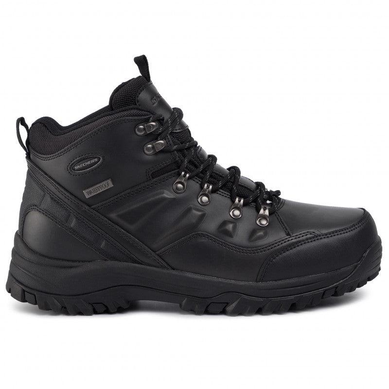 Skechers 's Wide Fit 65529 Relaxed Fit Relment Traven Hiking Boots in Black  for Men | Lyst