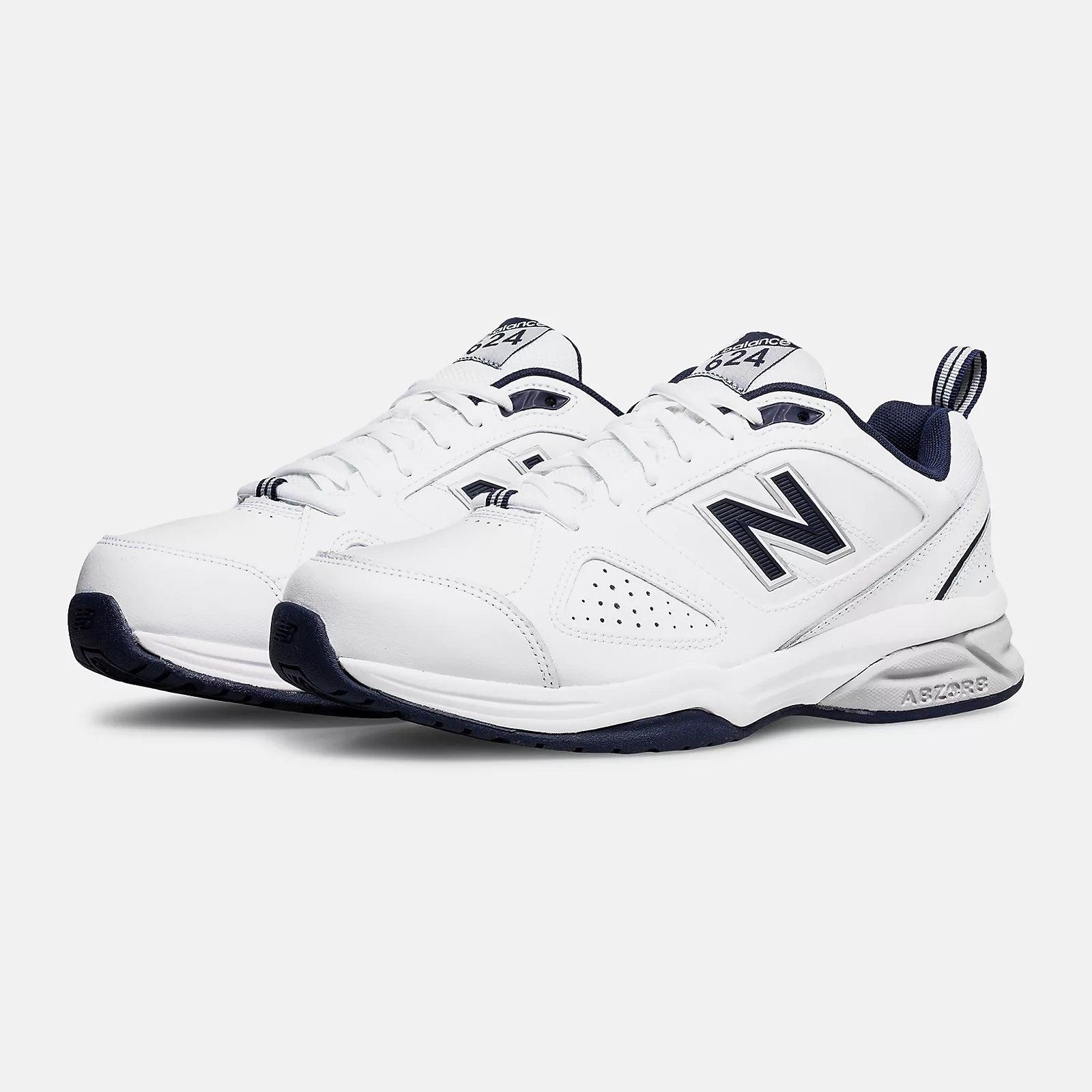 New Balance S Wide Fit Mx624wn4 Trainers in White | Lyst