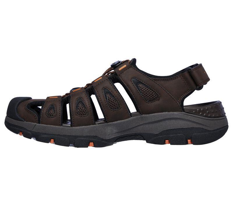 Skechers 's Wide Fit 204111 Relaxed Fit Tresmen - Outseen Sandals in Black  for Men | Lyst