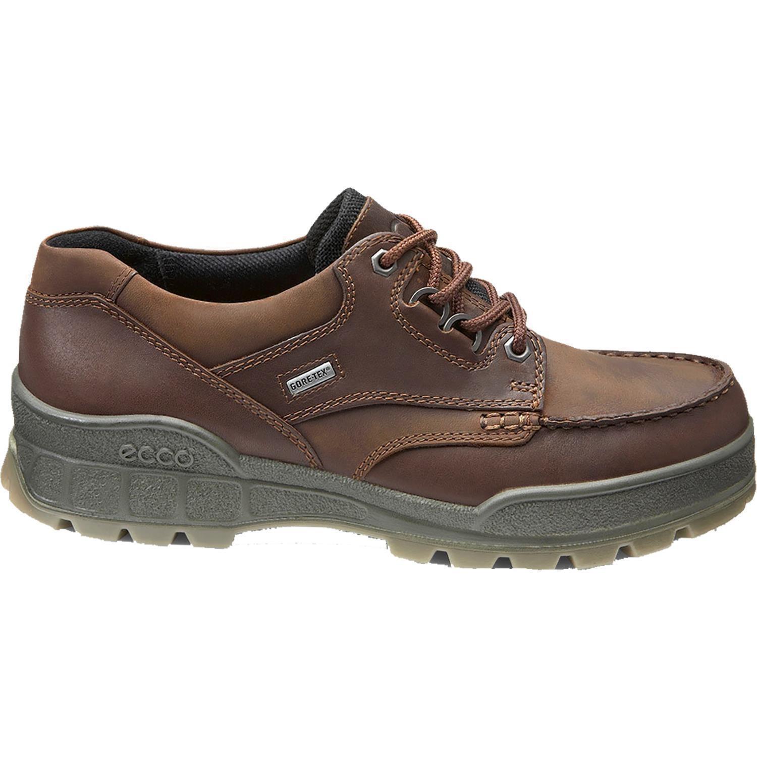 Ecco 's Wide Fit Track 25 831714 Goretex Walking Shoes in Brown for