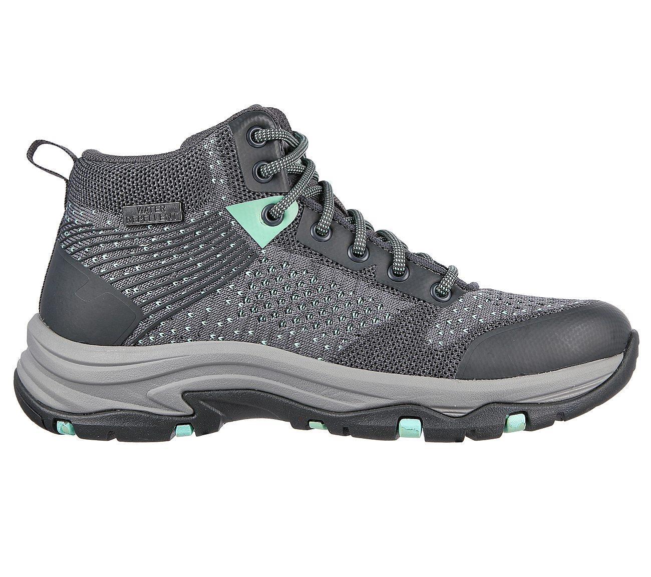Skechers S Wide Fit 158351 Trego Vegan Waterproof Hiking Boots in Gray |  Lyst