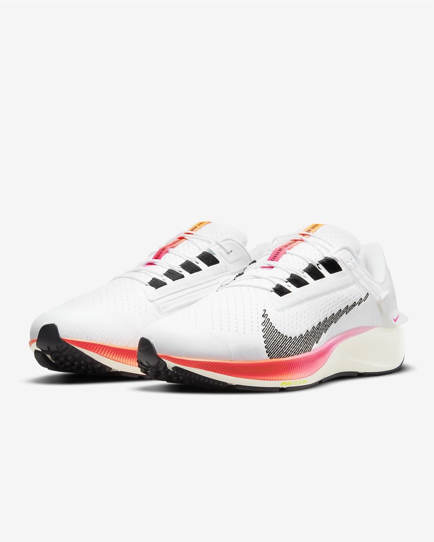 Nike S Wide Fit Dj5408-100 Air Zoom Pegasus Flyease Trainers in White/Black  (White) - Save 22% - Lyst
