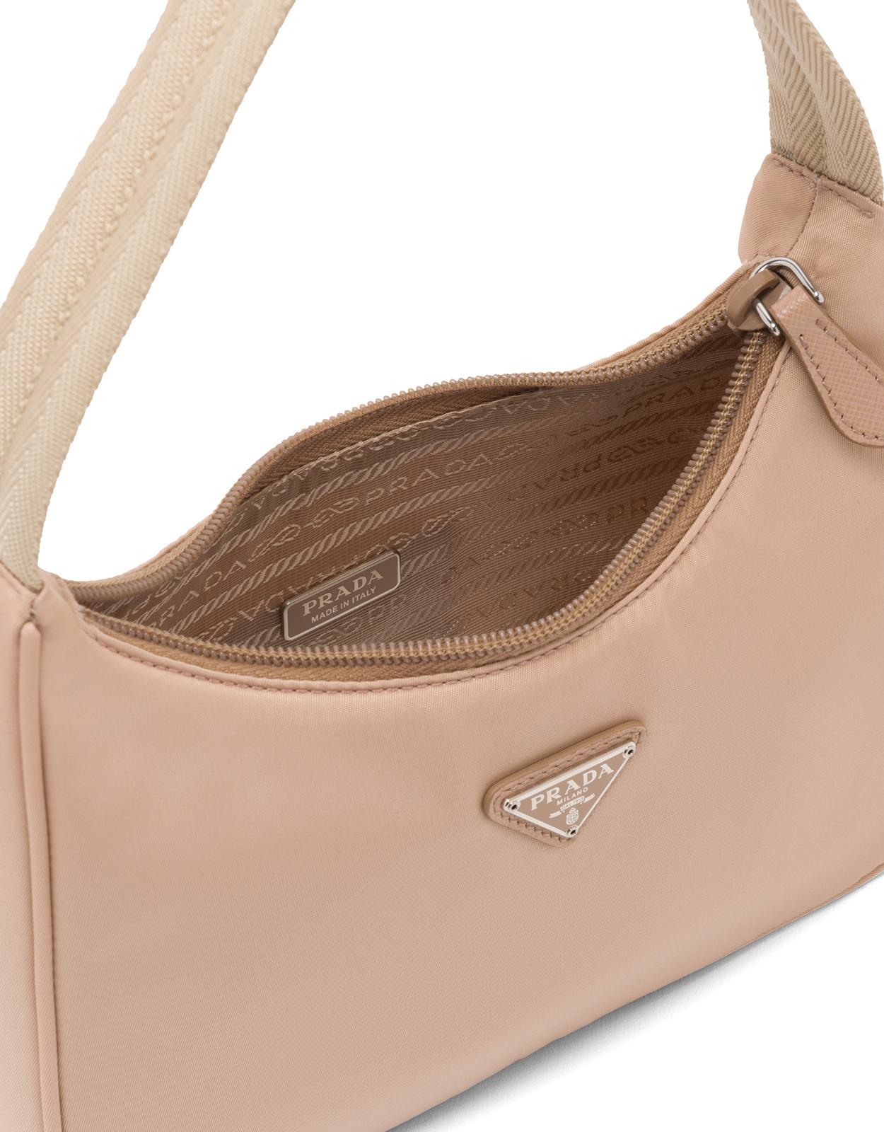 Prada Synthetic Reedition 2000 Nylon Mini Bag in Natural Lyst