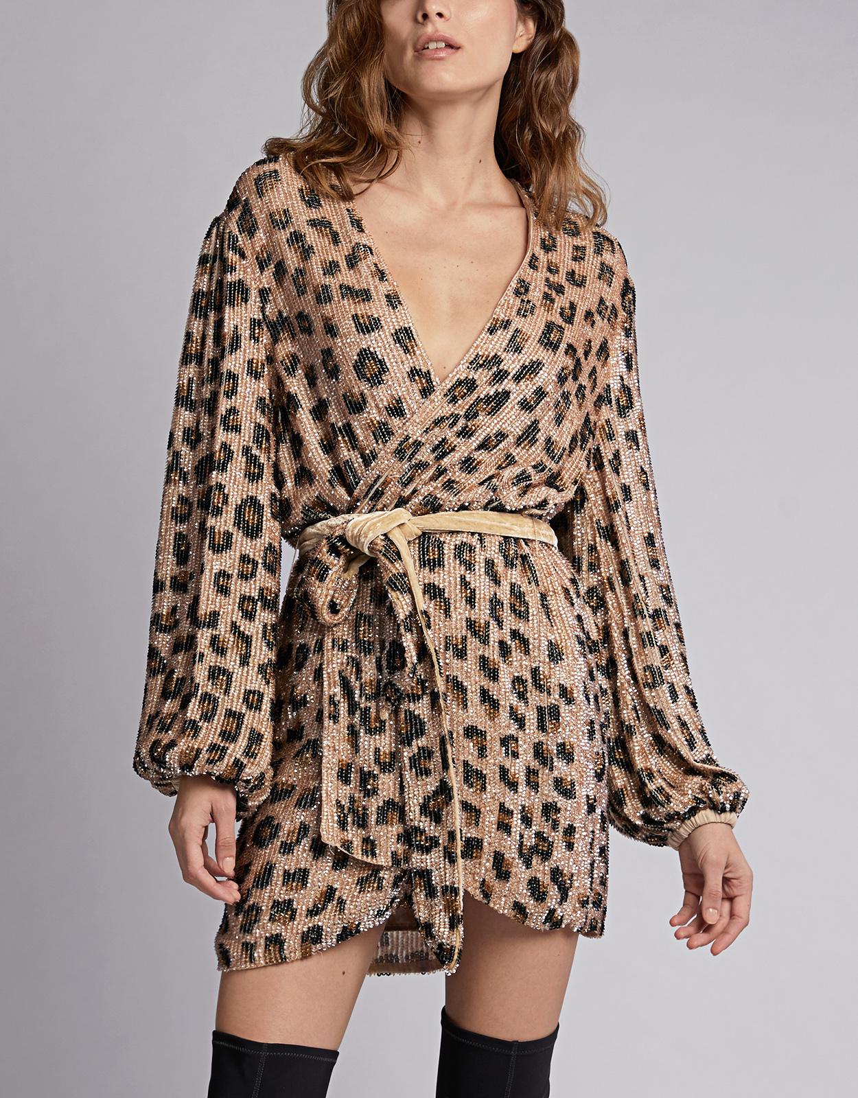 retrofete gabrielle sequin robe