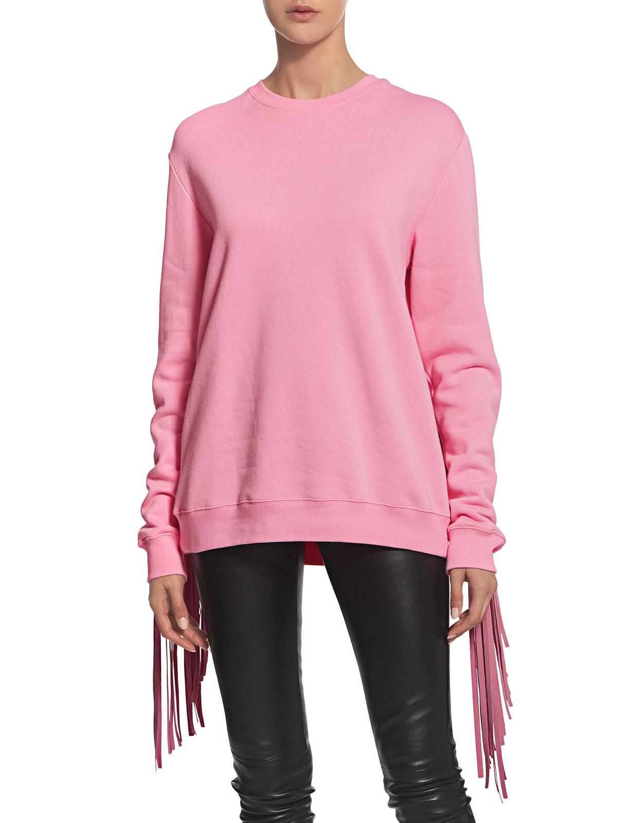 msgm fringe sweatshirt