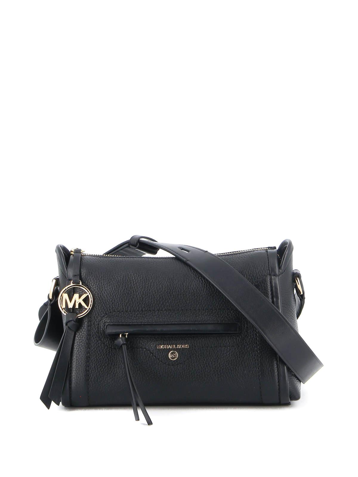 carine large pebbled leather tote bag