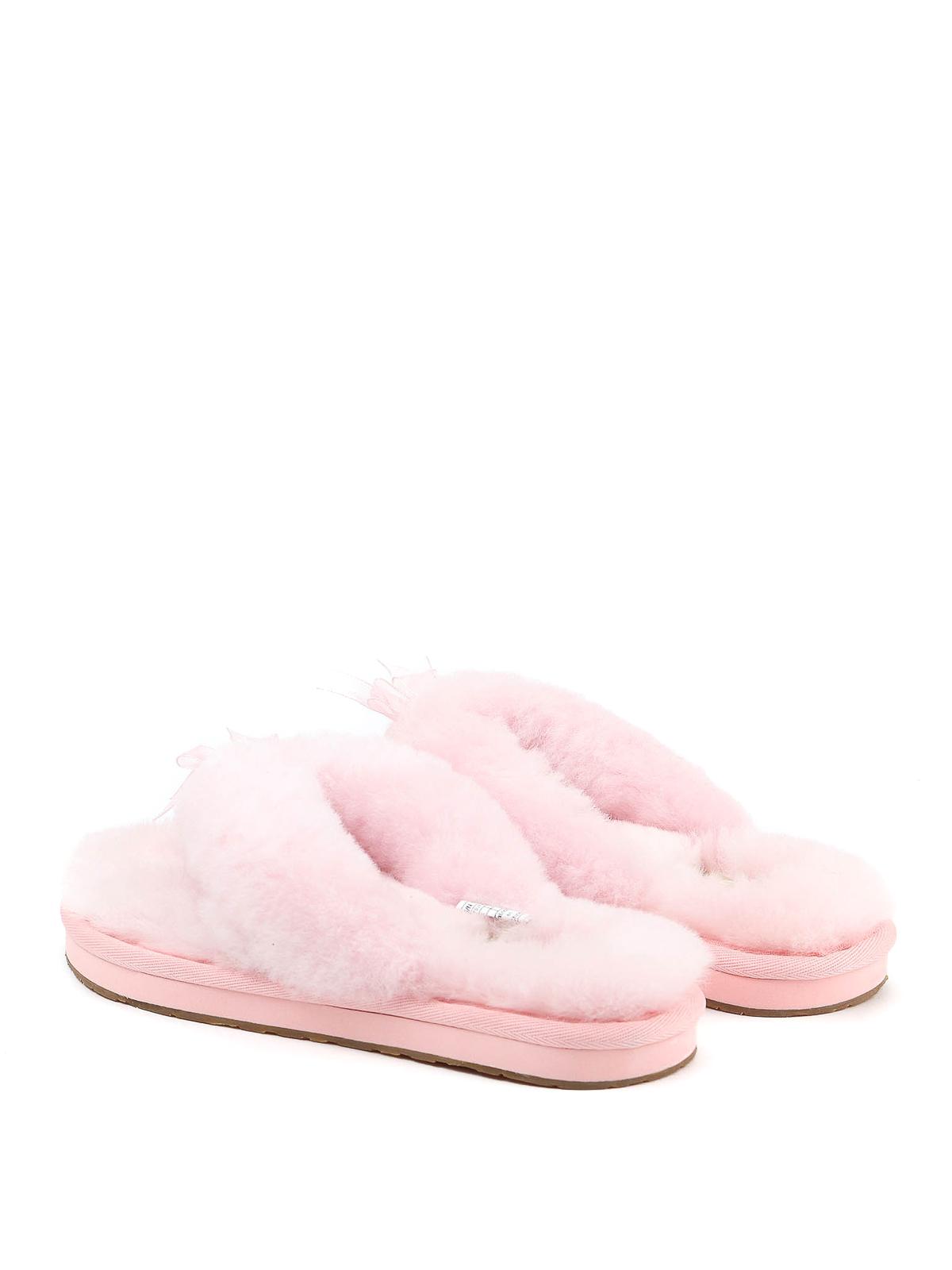 Ugg Fluff Iii Flip Flops In Pink Lyst 4676