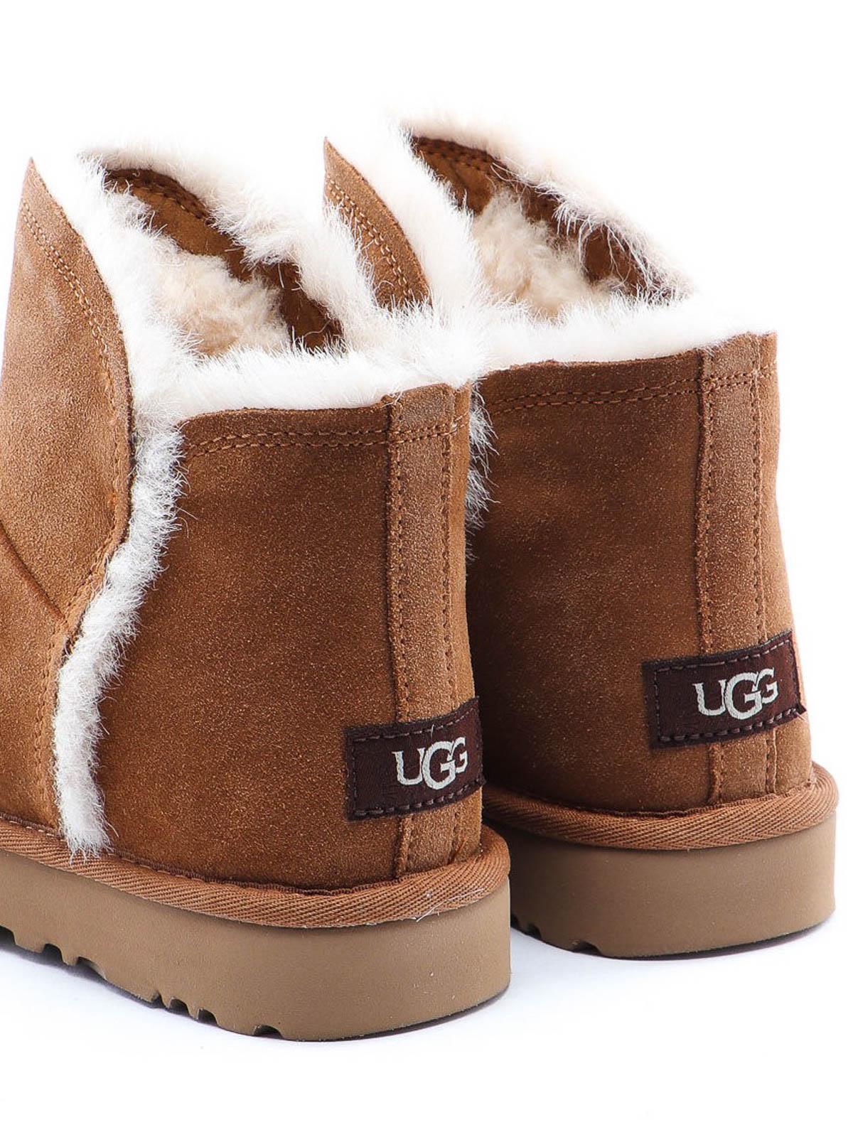 ugg brown mini boots