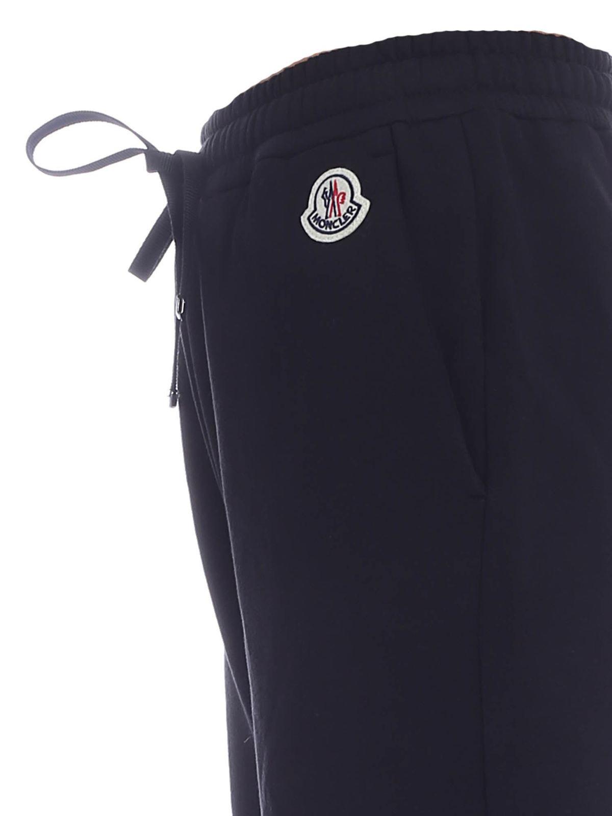 moncler black sweatpants