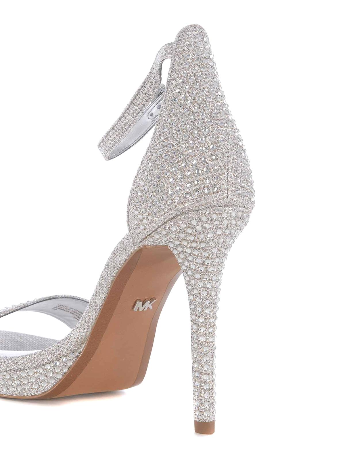 michael kors rhinestone heels