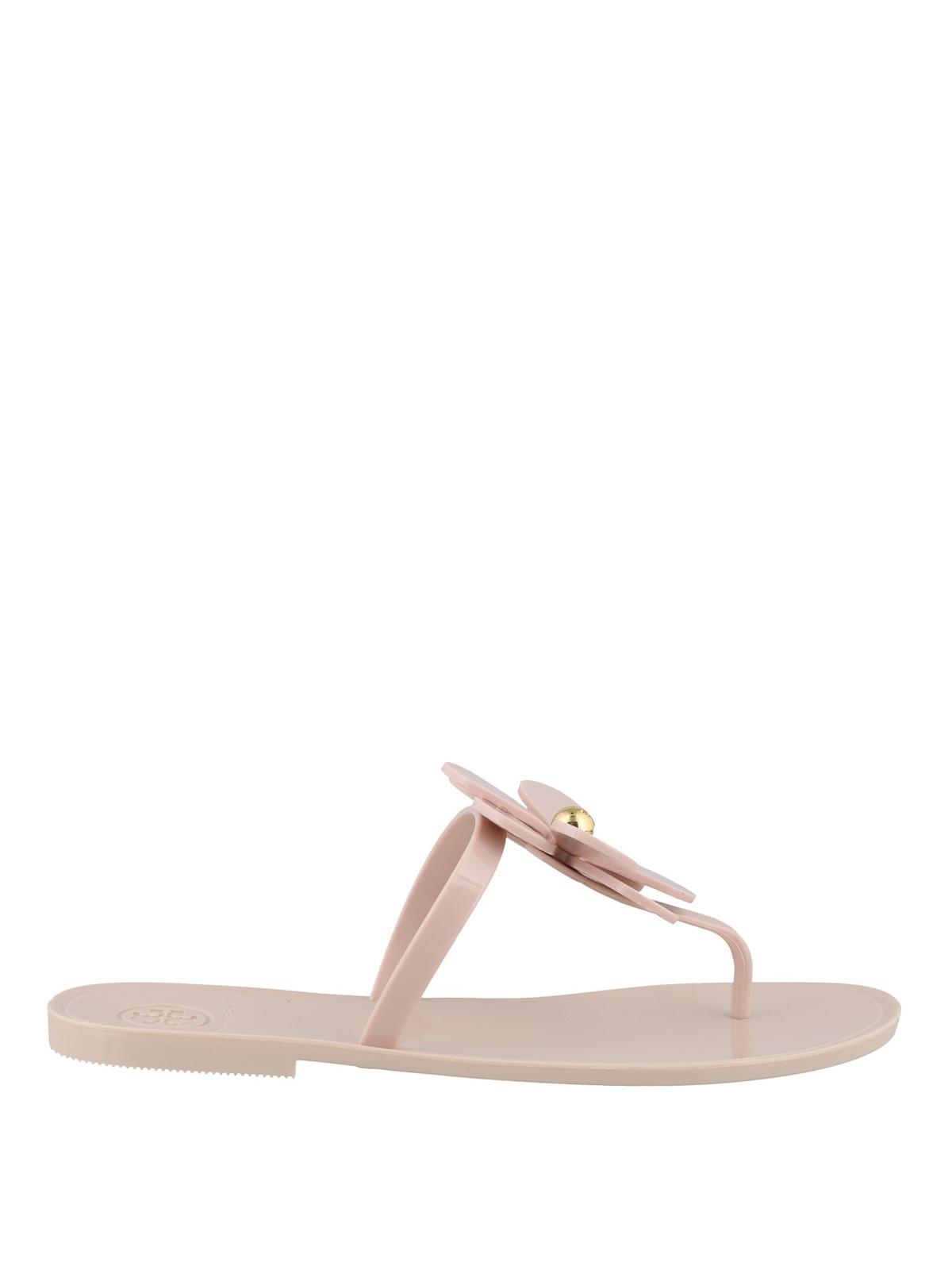 tory burch jelly sandals pink