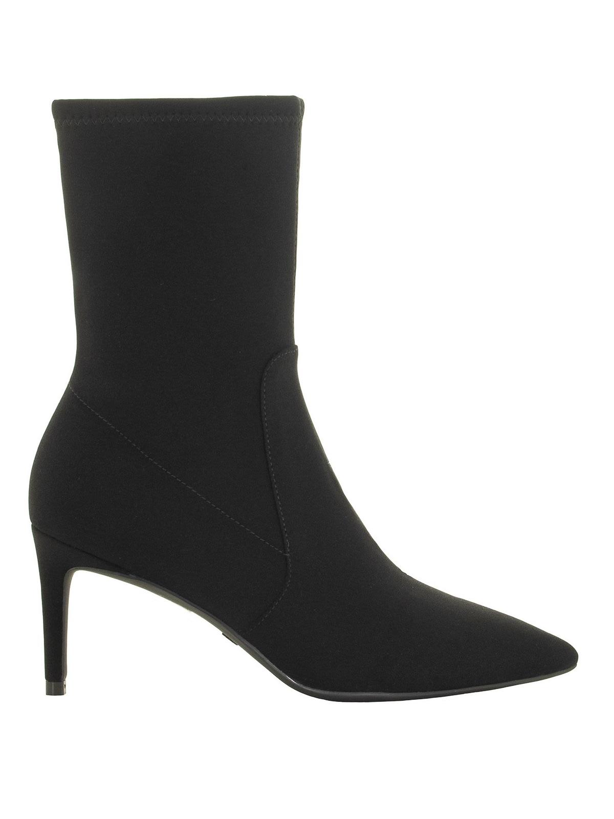stuart weitzman black wren 75 suede heeled ankle boots