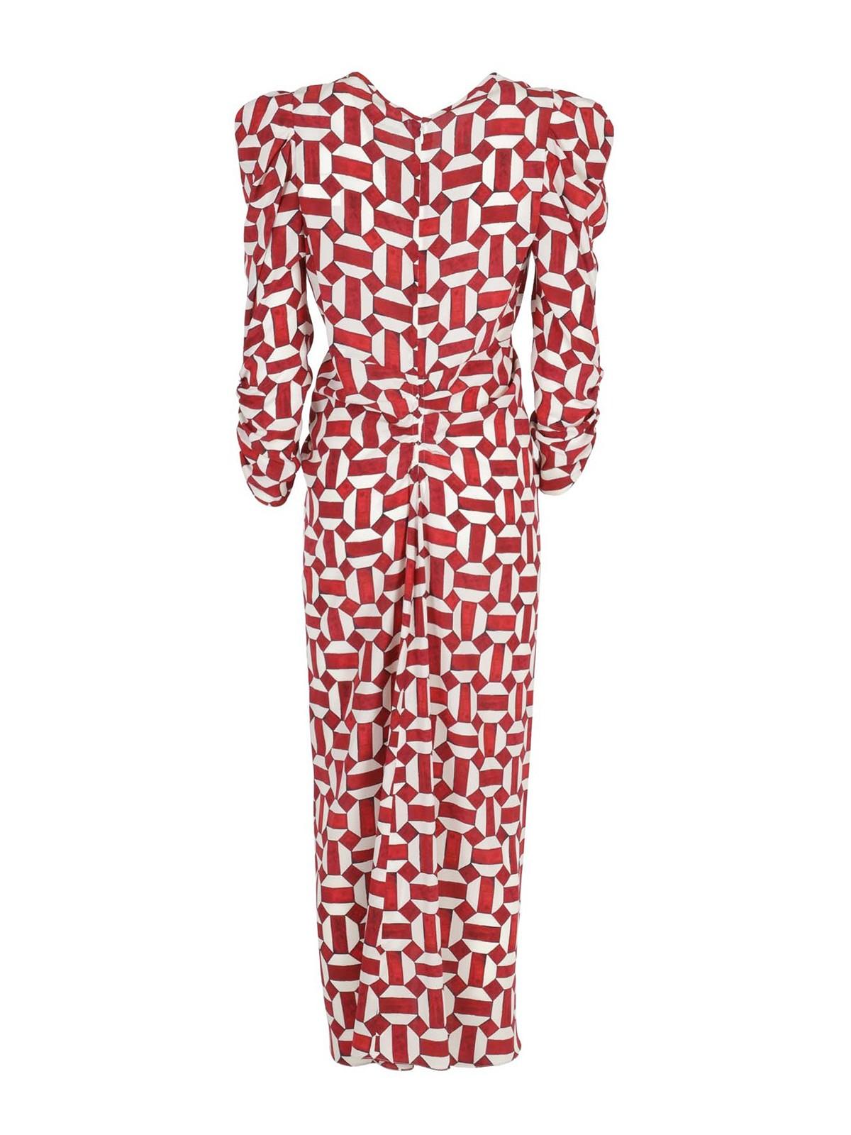 isabel marant albi silk dress