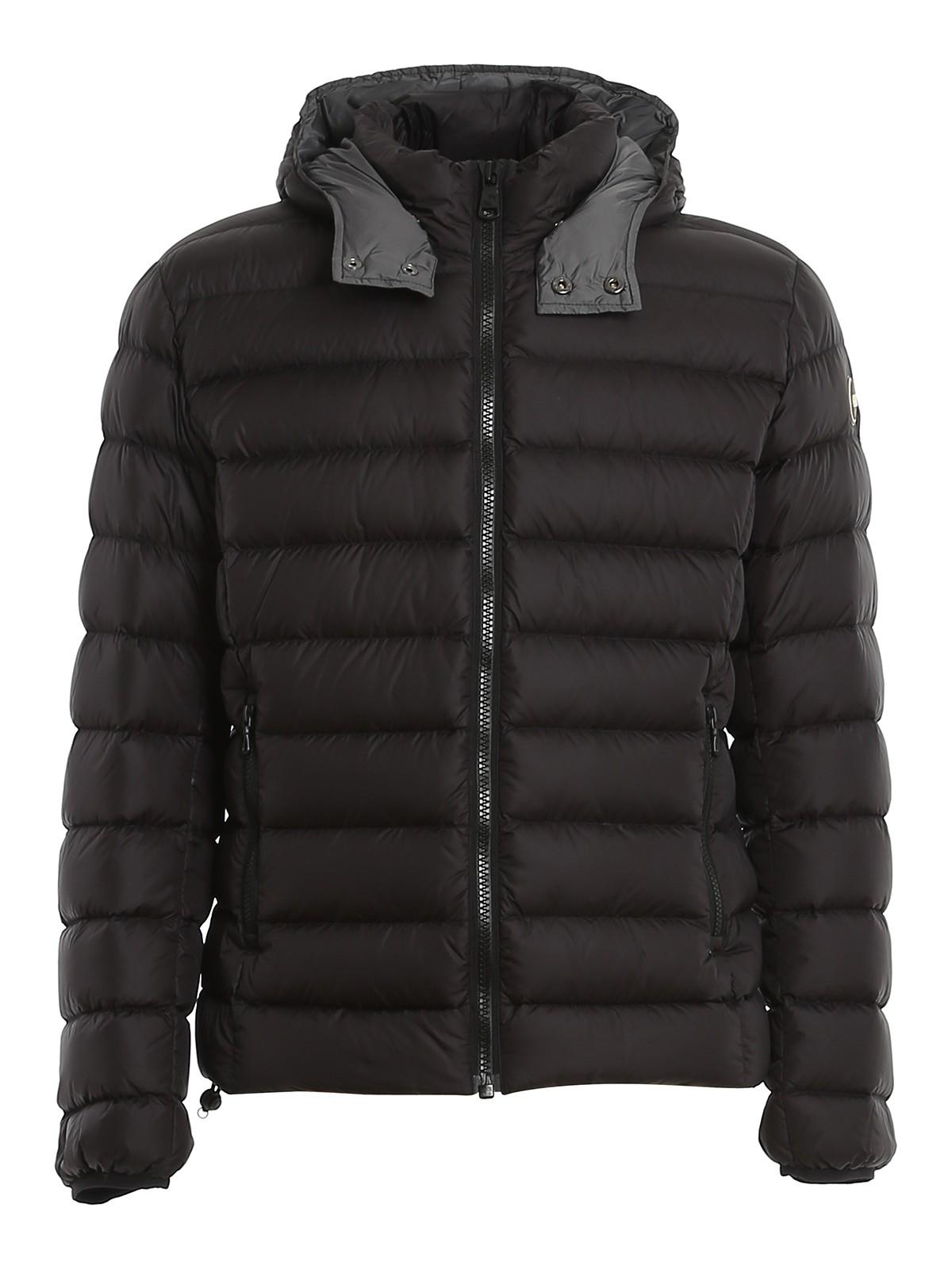 Colmar Synthetic Semi Matte Puffer Jacket With Removable Hood in Black ...