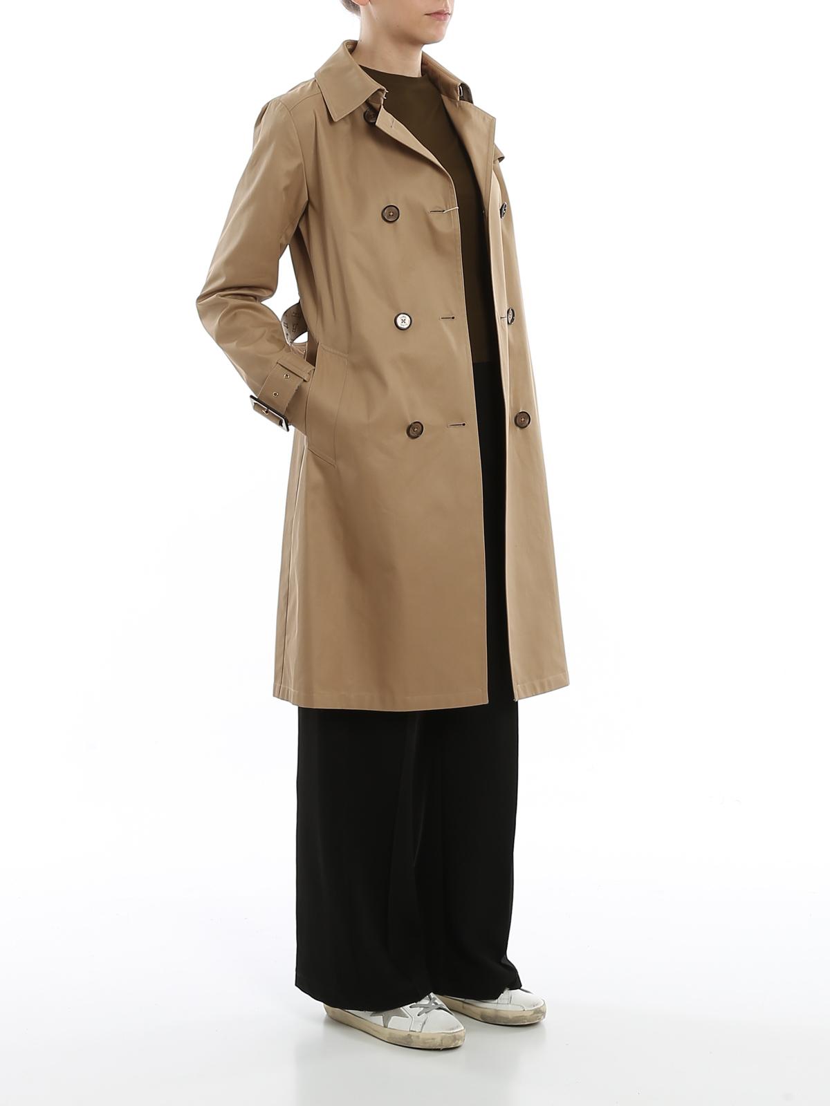 Herno Monogram Trench in Camel (Natural) - Save 63% - Lyst