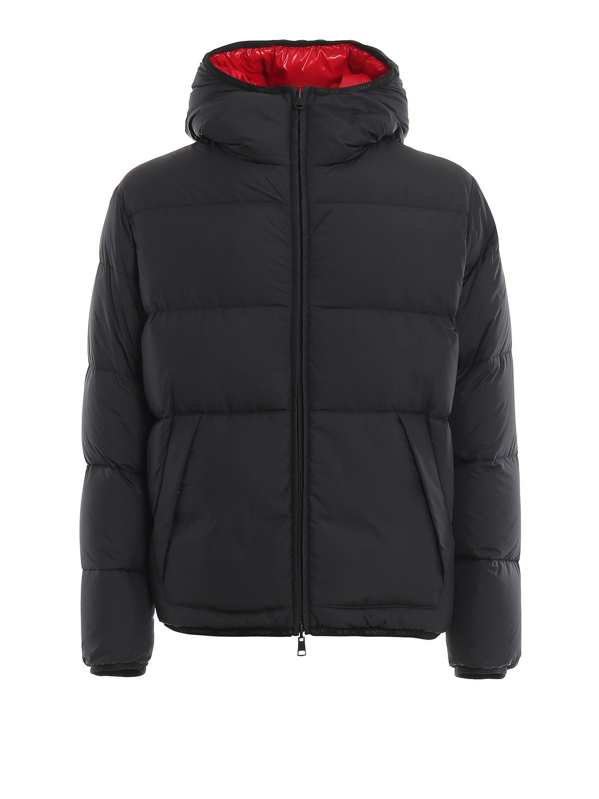 Moncler Synthetic Lumiere Reversible Puffer Jacket in Black for Men - Lyst