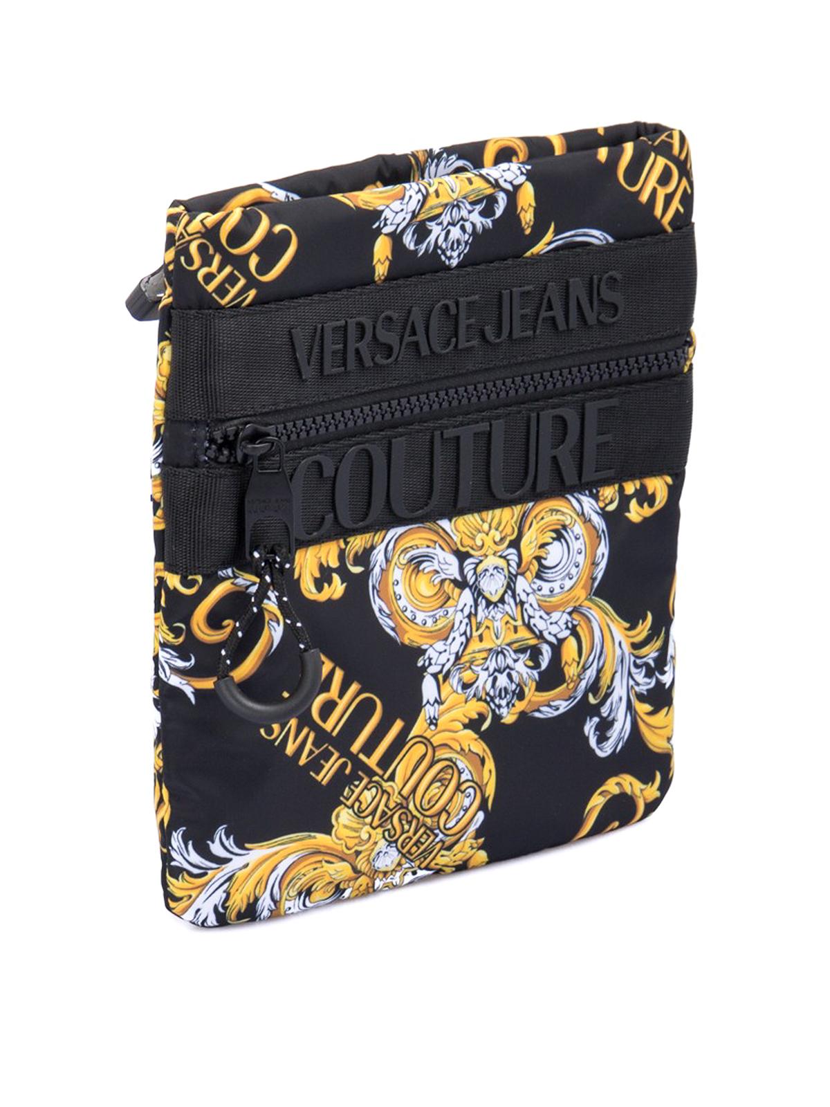 Versace Jeans Couture Synthetic Baroque Print Messenger Bag in Blue for Men - Save 4% - Lyst