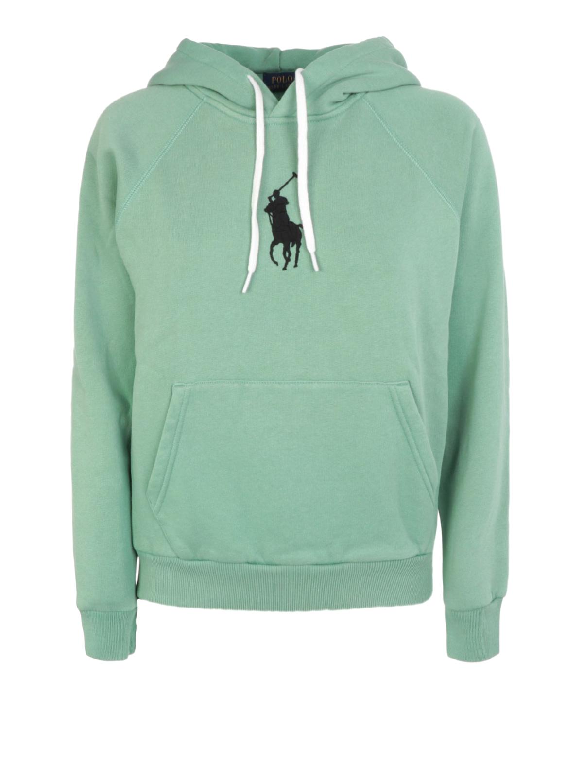 green polo ralph lauren hoodie