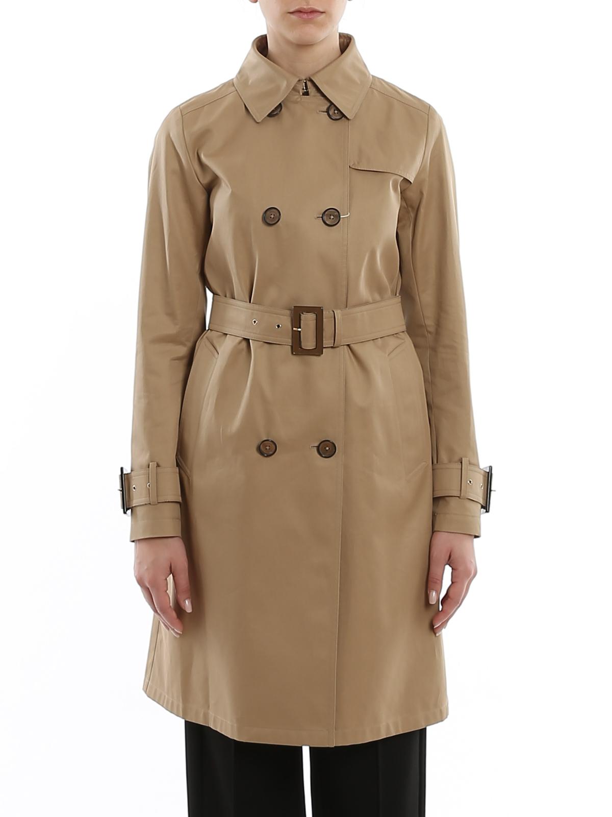 Herno Monogram Trench in Camel (Natural) - Save 63% - Lyst