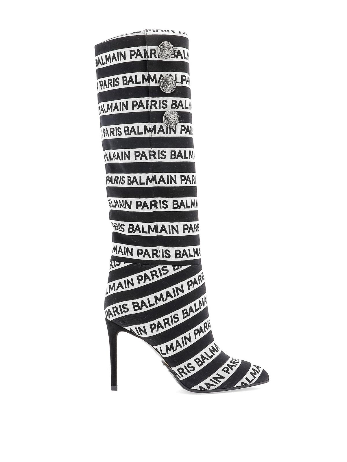 balmain high boots