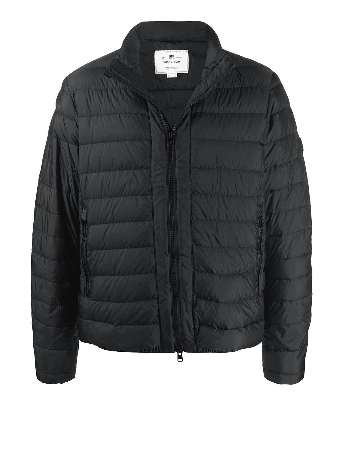 Woolrich Bering Black Puffer Jacket for Men - Lyst