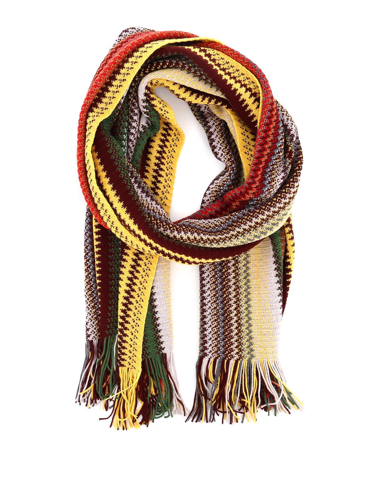 Missoni Wool Scarf for Men Lyst