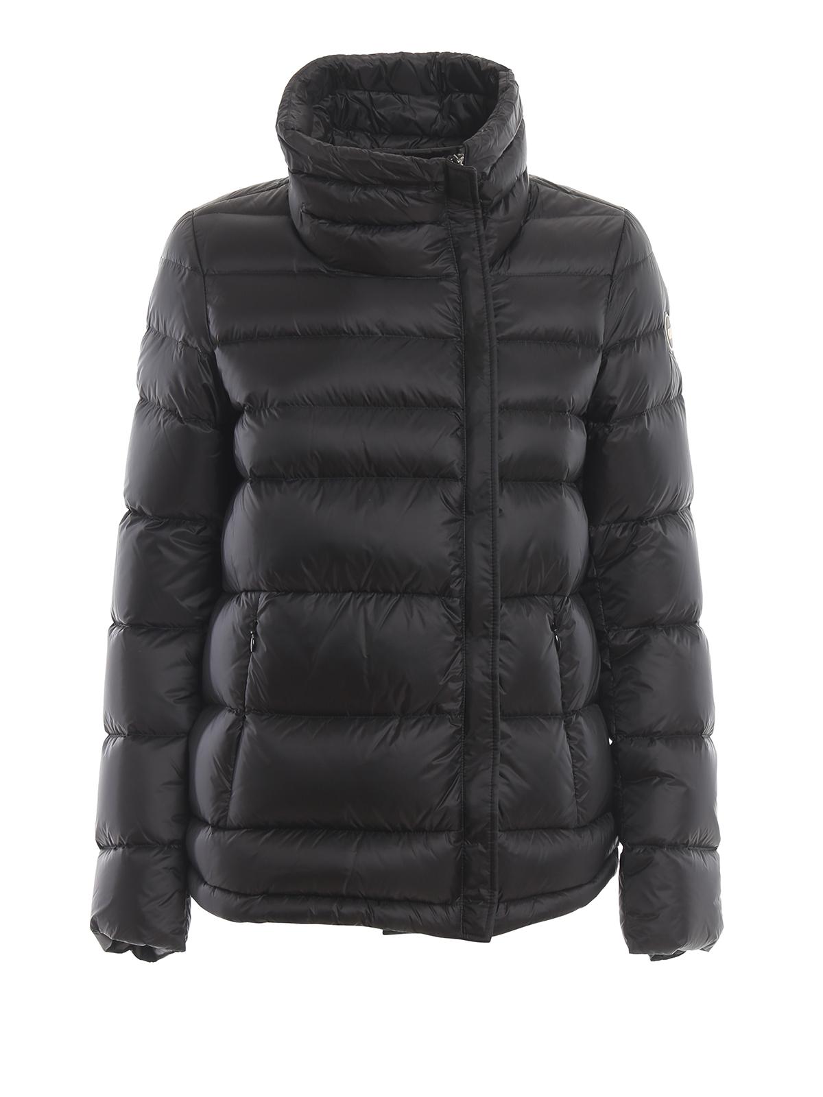 Colmar Synthetic High Collar Matte Black Puffer Jacket for Men - Lyst