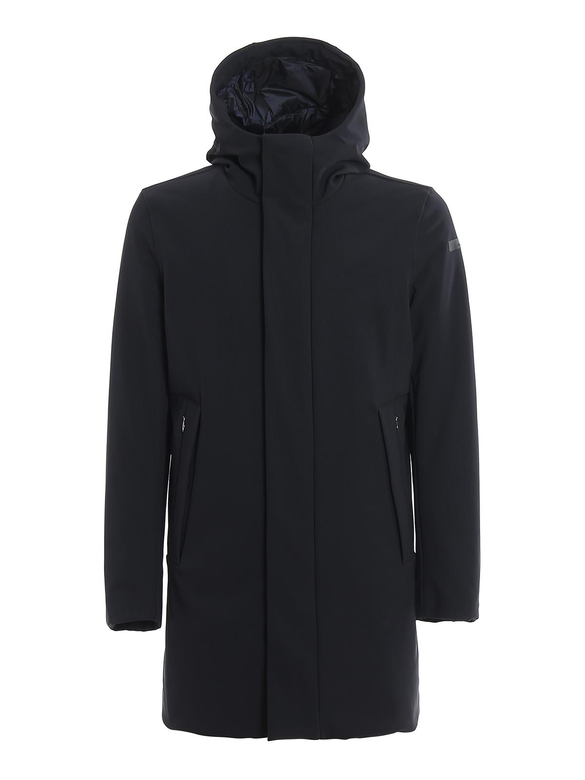 Rrd Winter Eskimo Padded Tech Fabric Coat in Blue for Men Lyst