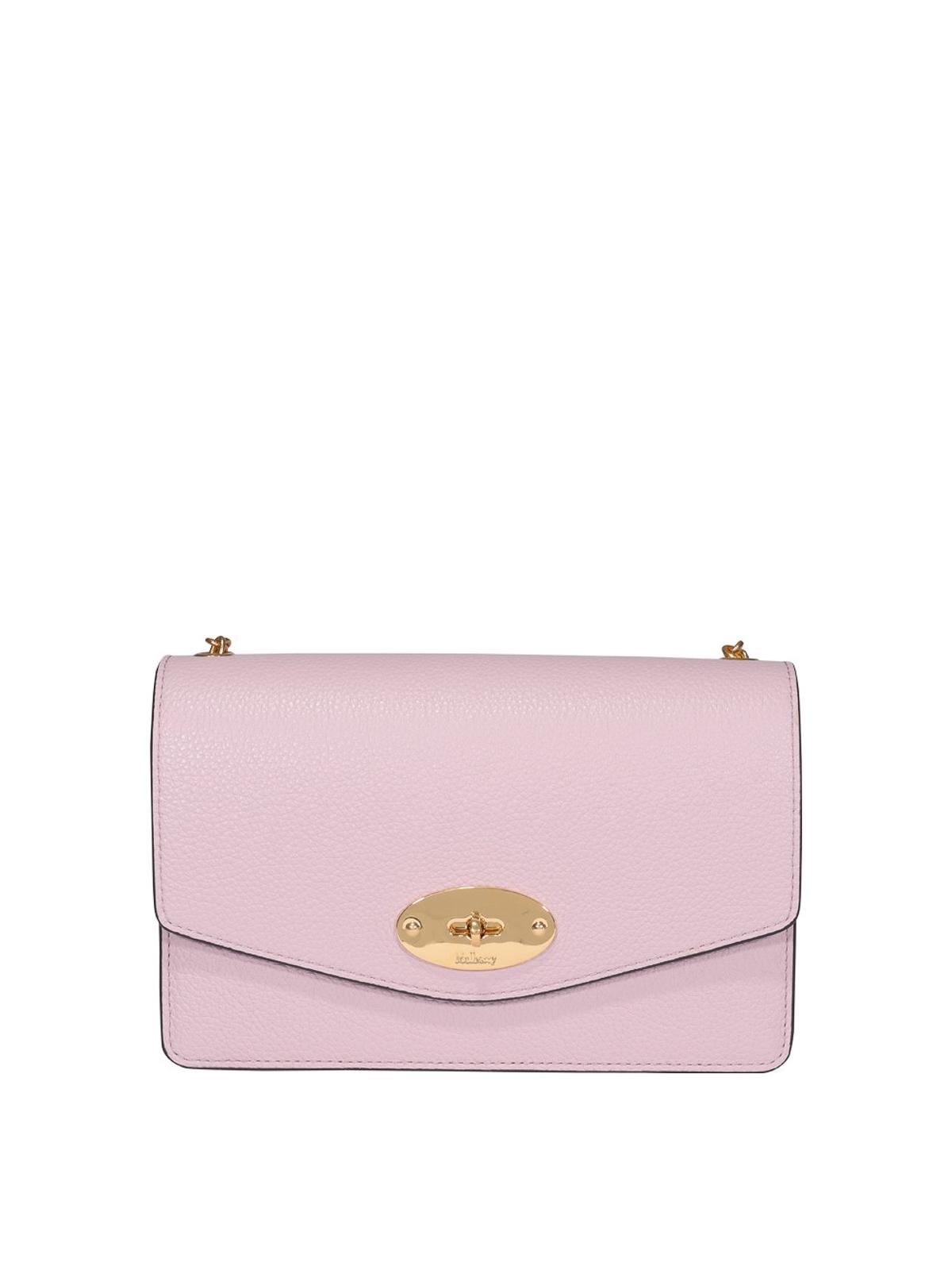 Mulberry Darley Small Leather Bag in Pink - Lyst