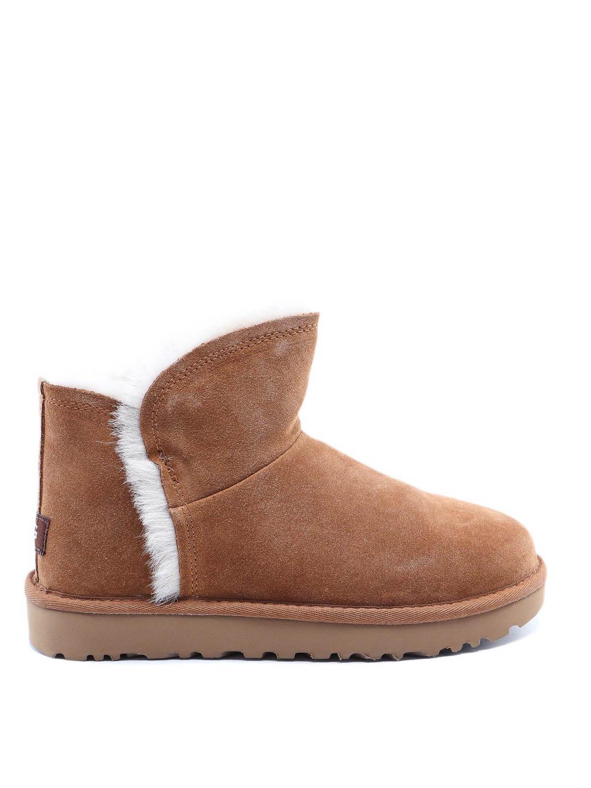 Classic Mini Fluff High-low Ankle Boots