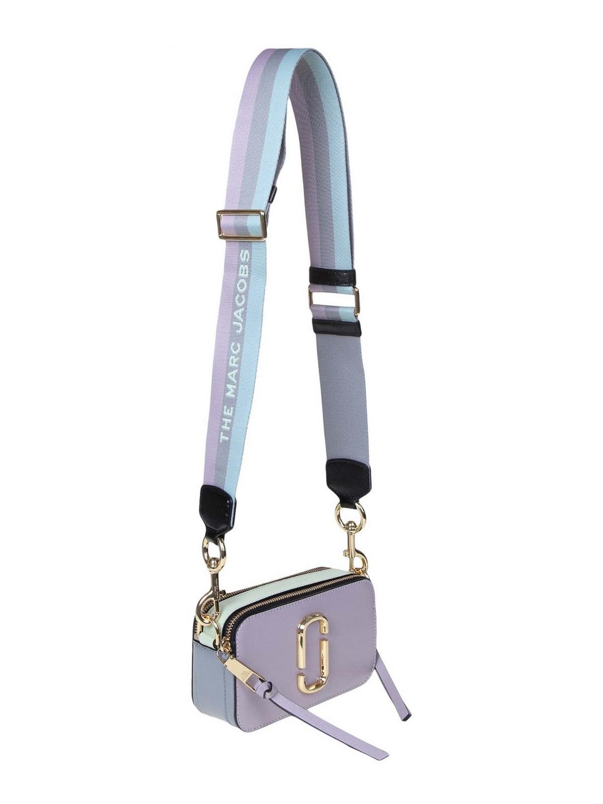Marc Jacobs Leather The Snapshot Small Camera Bag in Light Purple