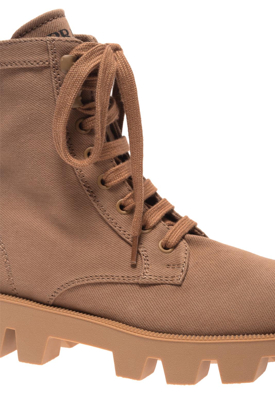 prada denim ankle boots