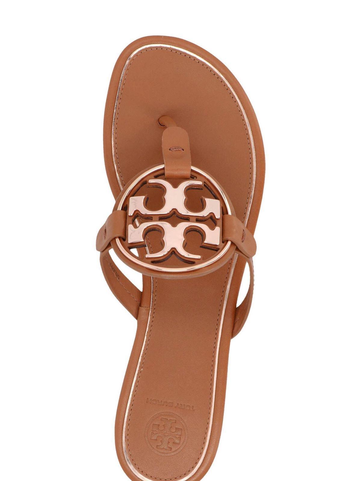 tory burch beige miller sandals