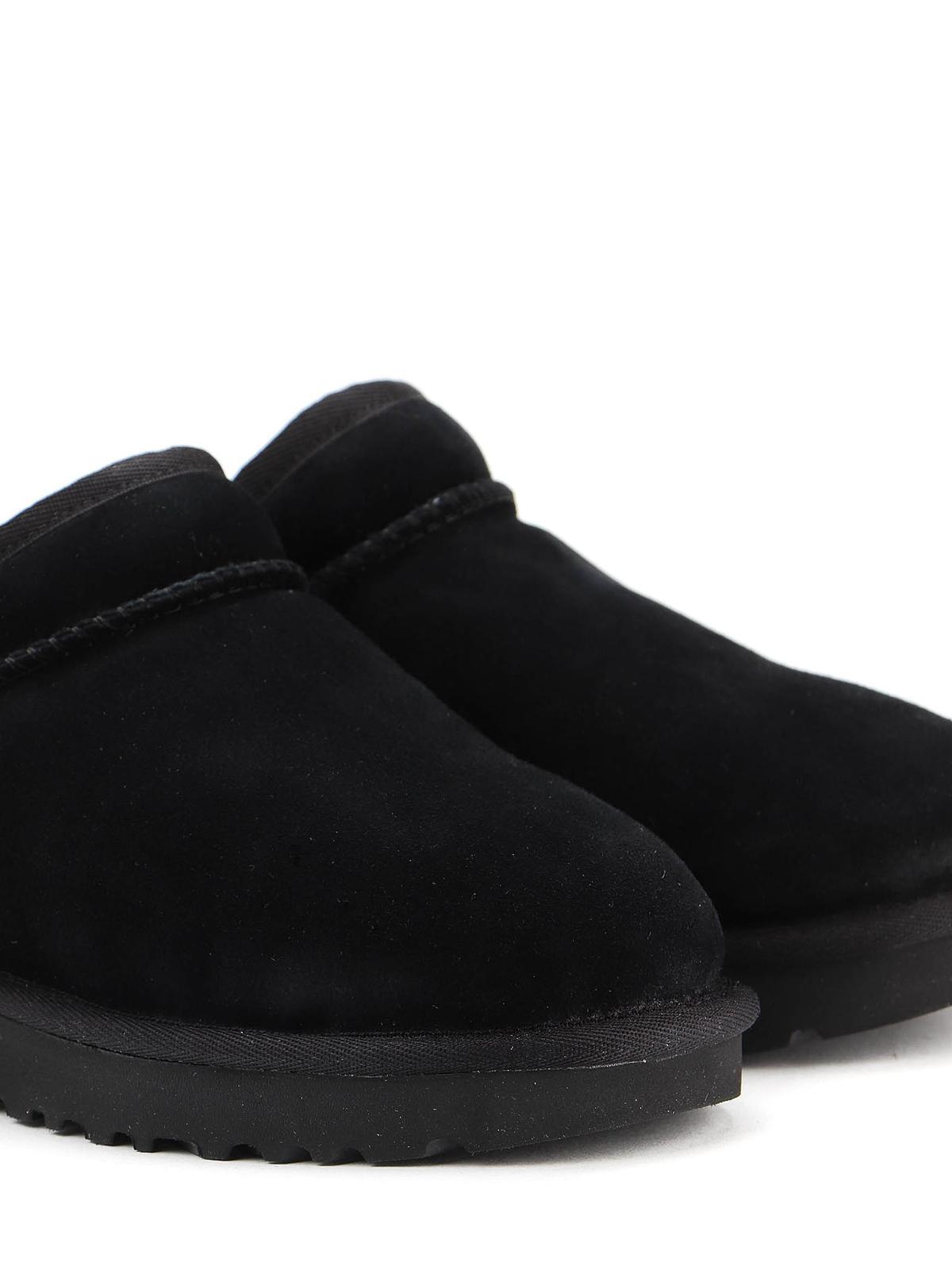 UGG Classic Suede Slippers in Black Lyst