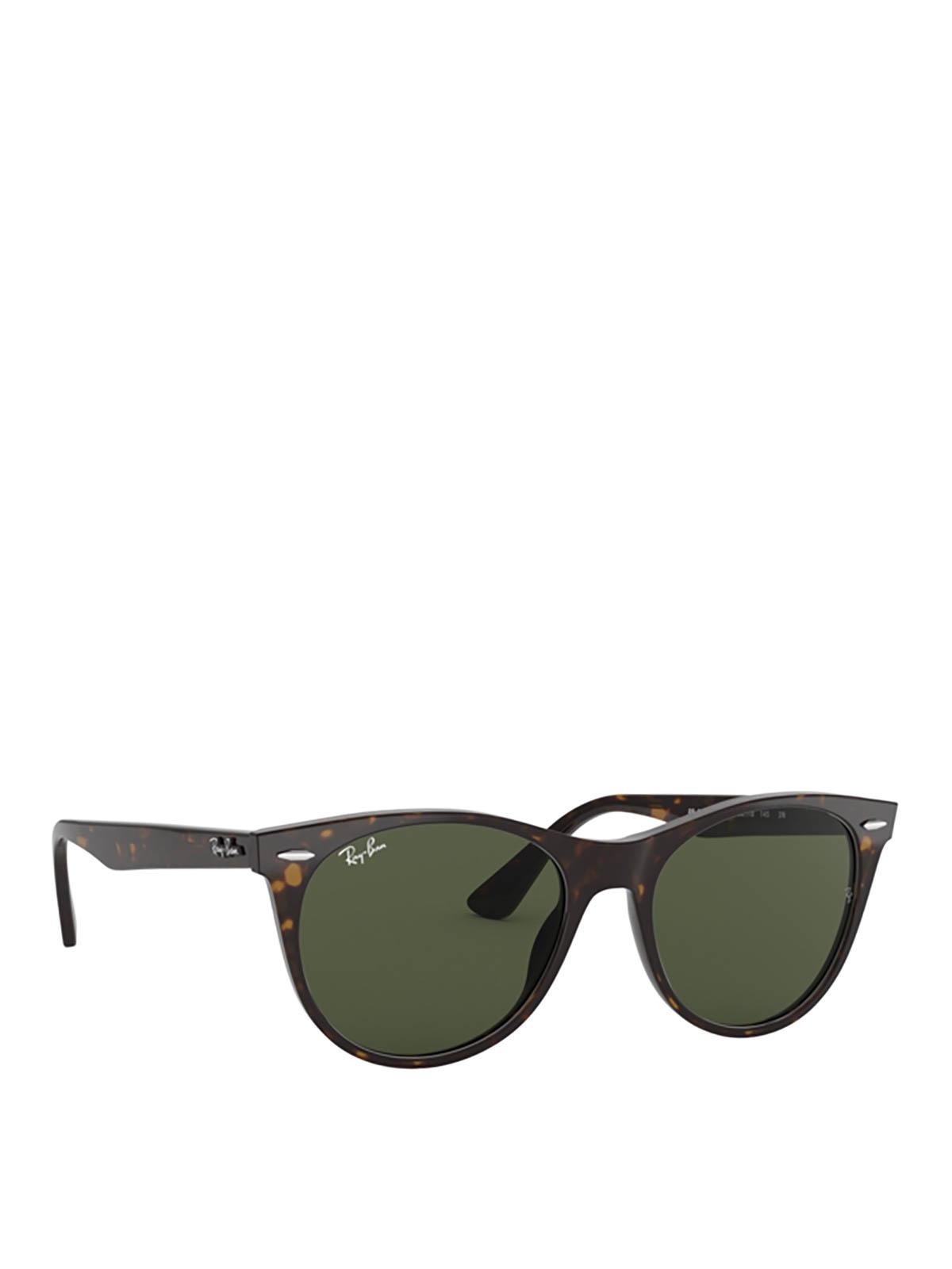 RayBan Tortoise Shell Acetate Sunglasses in Dark Brown (Brown) for Men