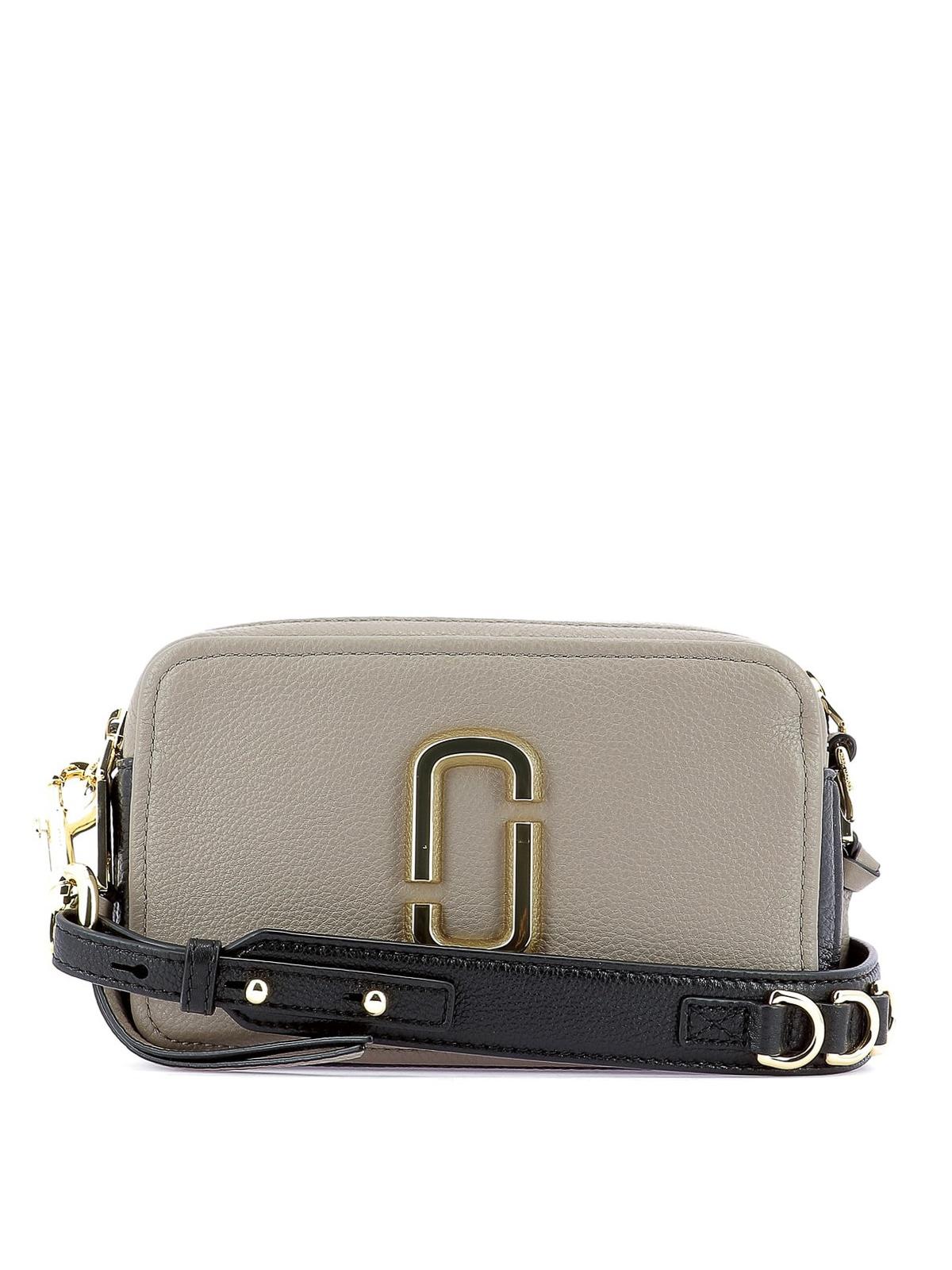 Marc Jacobs Leather The Softshot 21 Twotone Cross Body Bag in Light