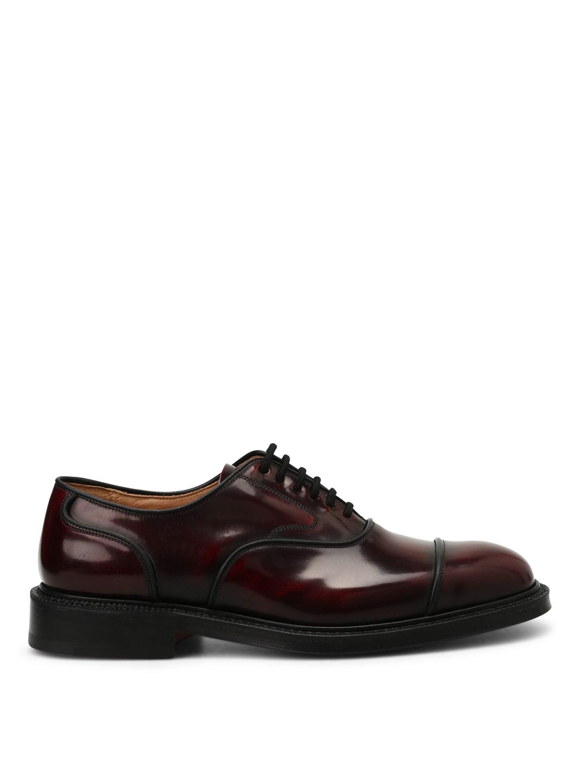 Church�s Ongar Leather Oxford Shoes in Dark Red (Red) for Church�s Ongar Leather Oxford Shoes in Dark Red (Red) for