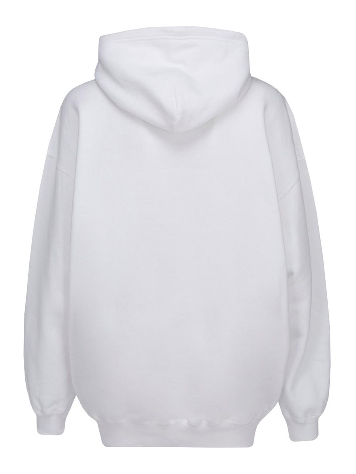 balenciaga white hoodie mens